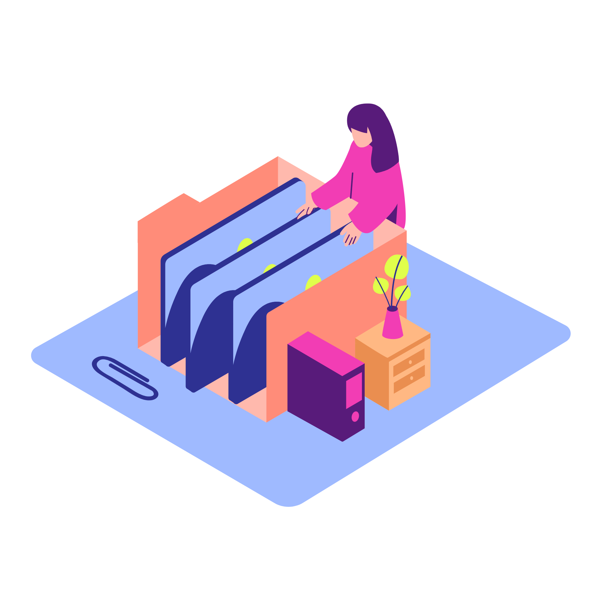 複数の調査を一元管理するイメージ